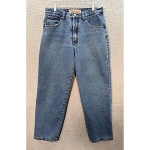 Cabelas Jeans Womens 16 Blue Relaxed Fleece Lined Workwear Barn Chore Outdoors